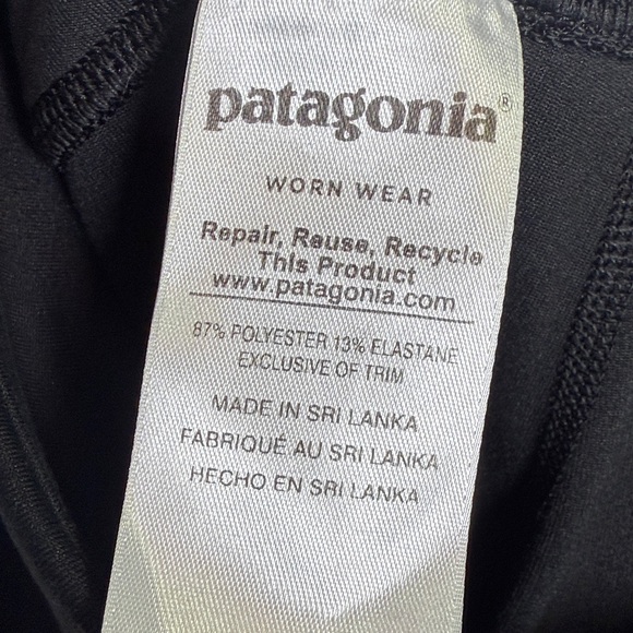 Patagonia Women's Pack Out Tights in Black W2070 Sz S - Picture 8 of 10